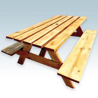 Folding Picnic Table (Slatted Top) – RENTAL