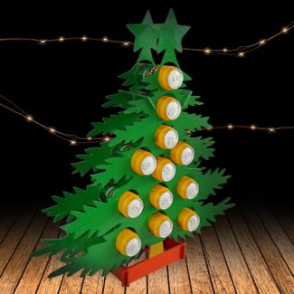 Christmas Tree Advent Calendar - 12 Cans