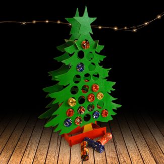 Christmas Tree Advent Calendar – 24 Gift Tubes